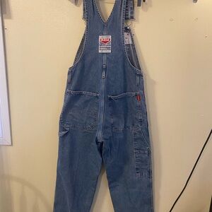 VIntage IKEDA Denim Overalls - Classic Blue